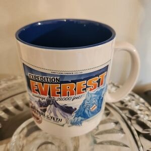 Disney Animal Kingdom Expedition Everest Yeti Coffee Mug Collectible Souvenir